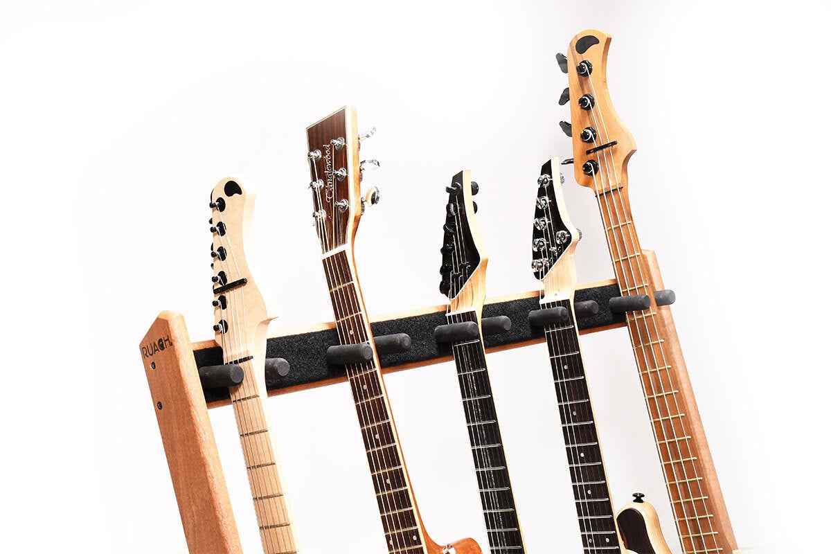 Ruach Music - GR2 5 Way Customizable Guitar Rack for Guitars and